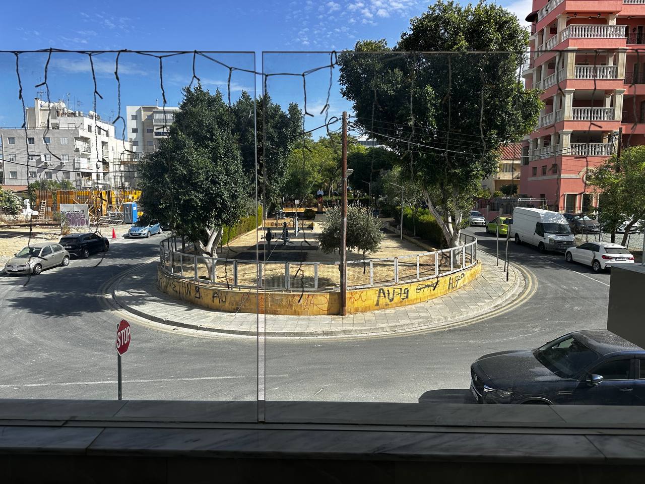 Before: worn neighbourhood wall and street elements